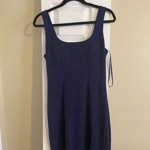 Navy blue formal dress